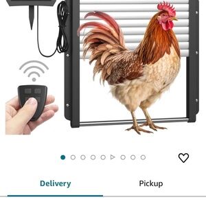 Chicken house door solar panel